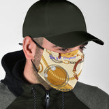 Design Luxury Gold & Silver Chains With Strap Protection Face Mask