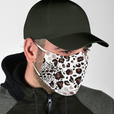 Classic Leopard Art  White Style Protection Face Mask