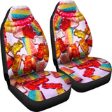 Gummy Pink Yummy Pride Sweet Candy Car Seat Covers