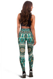 Green Mandala Style Women's Leggings