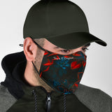 Dark Mode Flowers Special Design. Protection Face Mask