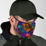 Colorful Lotus Design Protection Face Mask