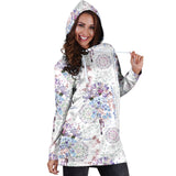 Floral Mandala Women's Hoodie Dress