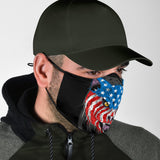 USA Patriot Angry Cat Protection Face Mask