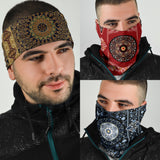 Luxury Oriental Mandala 6 Design on Bandana 3-Pack