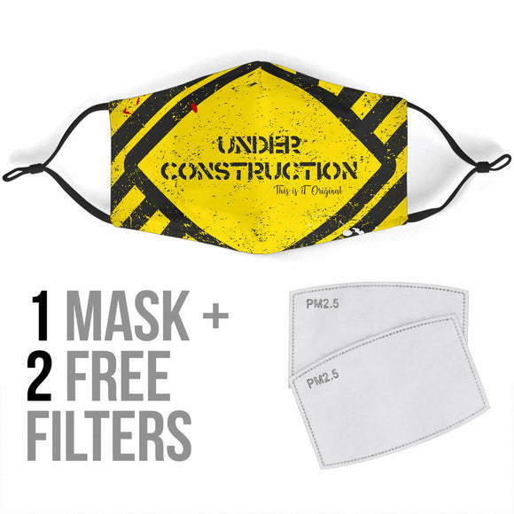 Cool Under Construction Protection Face Mask