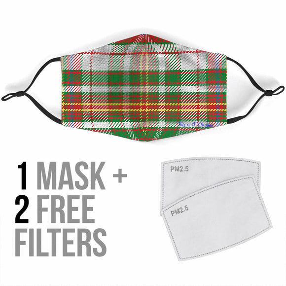 Classic Tartan Luxurious Design One Protection Face Mask