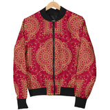 Royal Red Women's Bomber Jacket