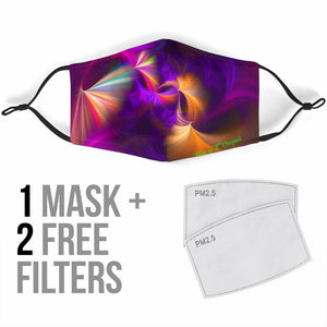 Colorful Abstract Art Design Protection Face Mask