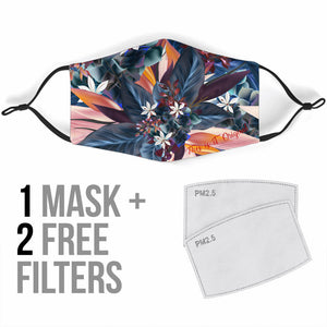 Colorful Flowers Art One Protection Face Mask