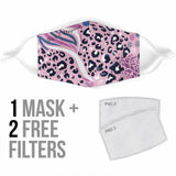 Classic Leopard Art Pink Style Protection Face Mask