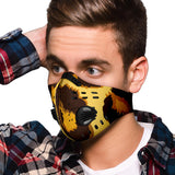 Classic Leopard Art Design Premium Protection Face Mask