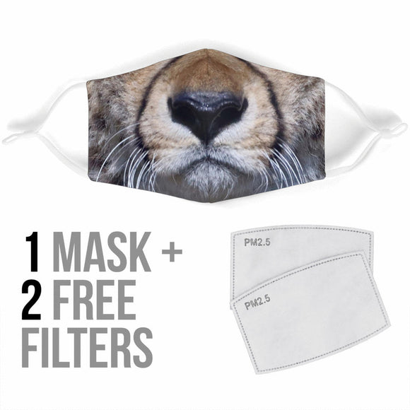 Lovely Cheetah Protection Face Mask