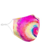 Colorful Spiral Tie Dye Art Design One Protection Face Mask