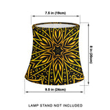 Luxury Golden Beauty Drum Lamp Shade