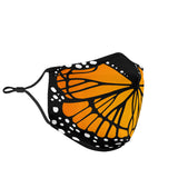 Cute Orange Butterfly Protection Face Mask