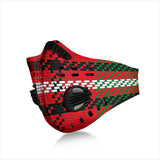 Classic Red & Green Tartan Design Premium Protection Face Mask