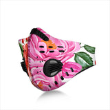 Colorful Wild Flowers Design Premium Protection Face Mask